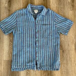 Men’s Boho stripped button down